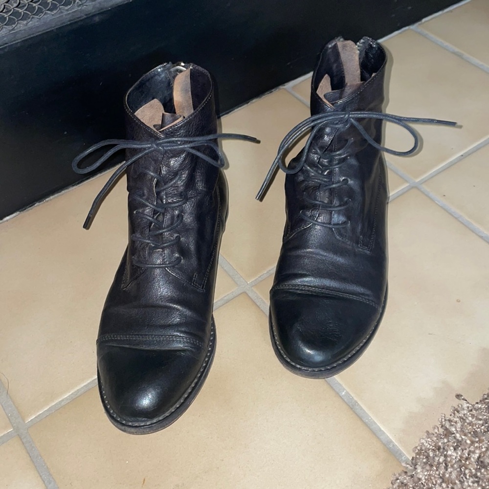 GUIDI back zip ankle boots